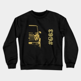 G63 simple gold sketch Crewneck Sweatshirt